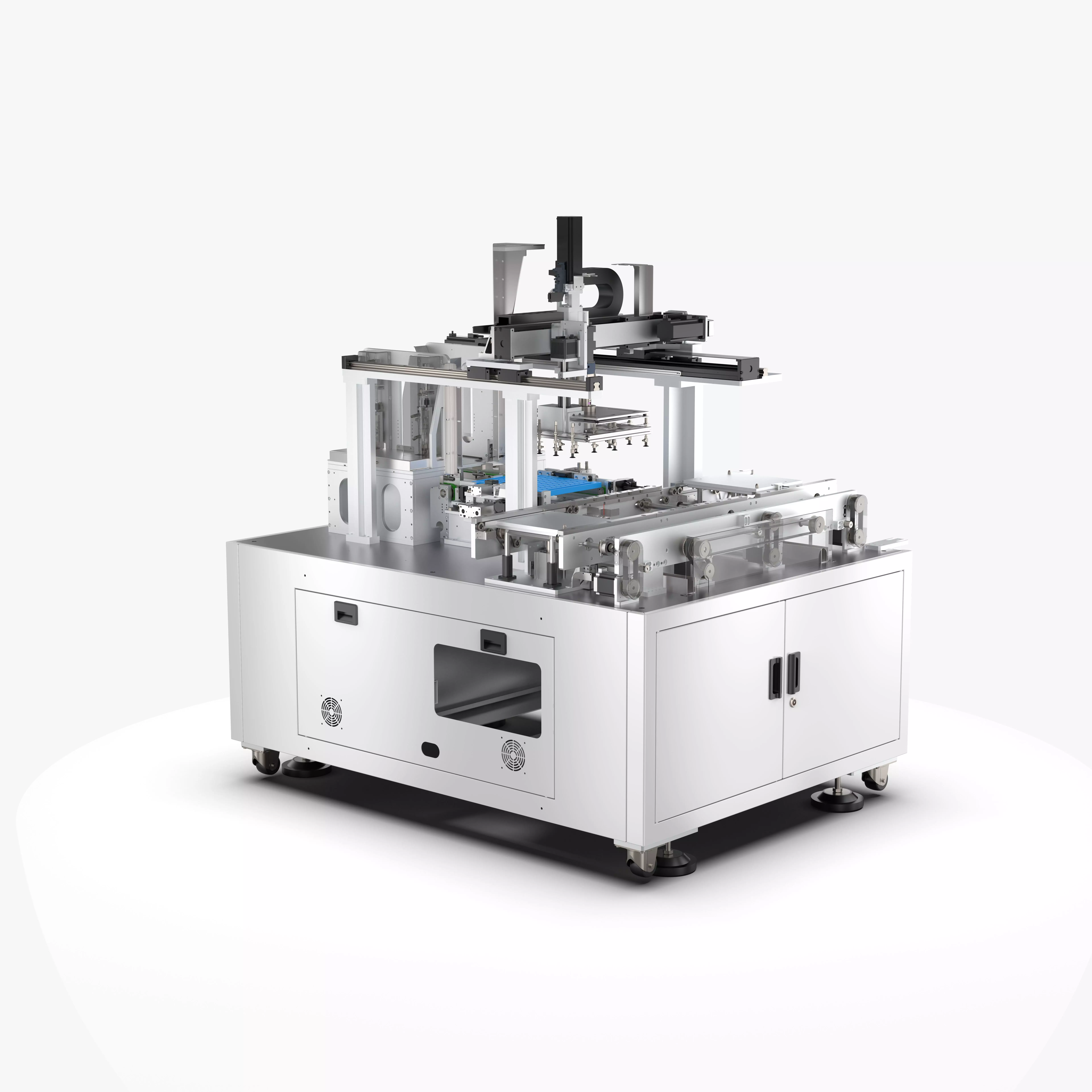 Automatic Tray Loading Machine 3D model_0