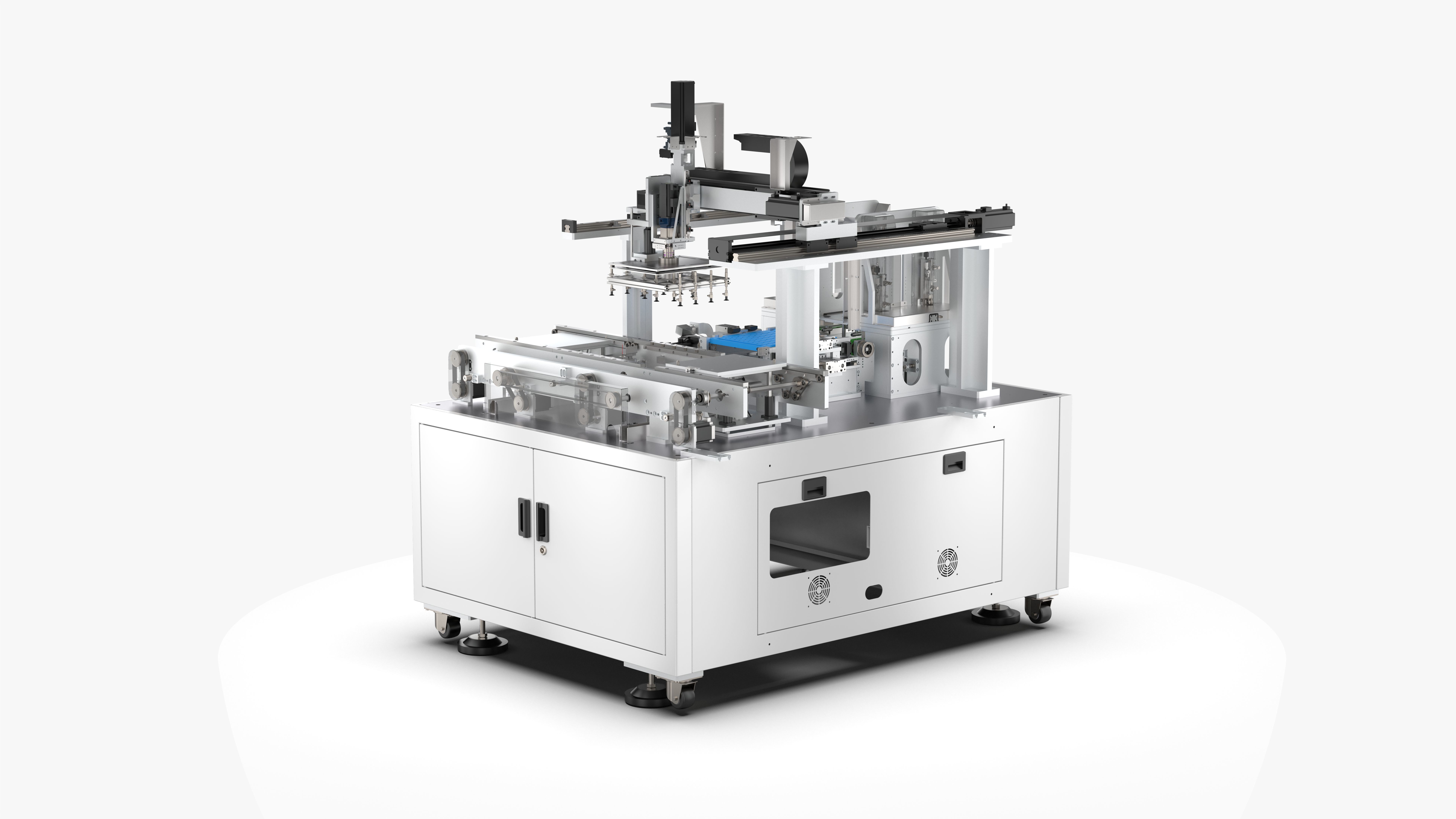 Automatic Tray Loading Machine 3D model_4