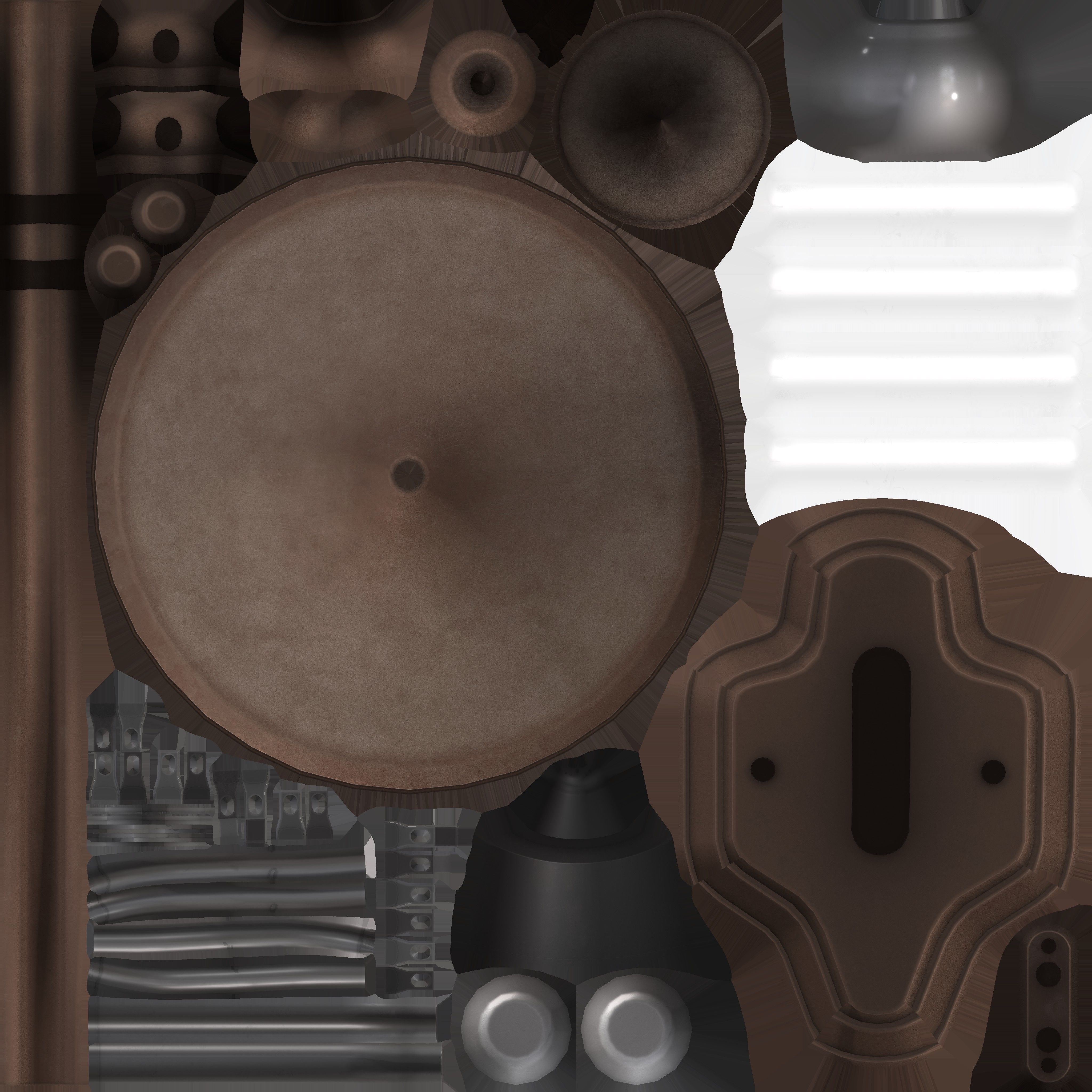 Game Ready Ceiling Lamp Low-poly 3D model_20