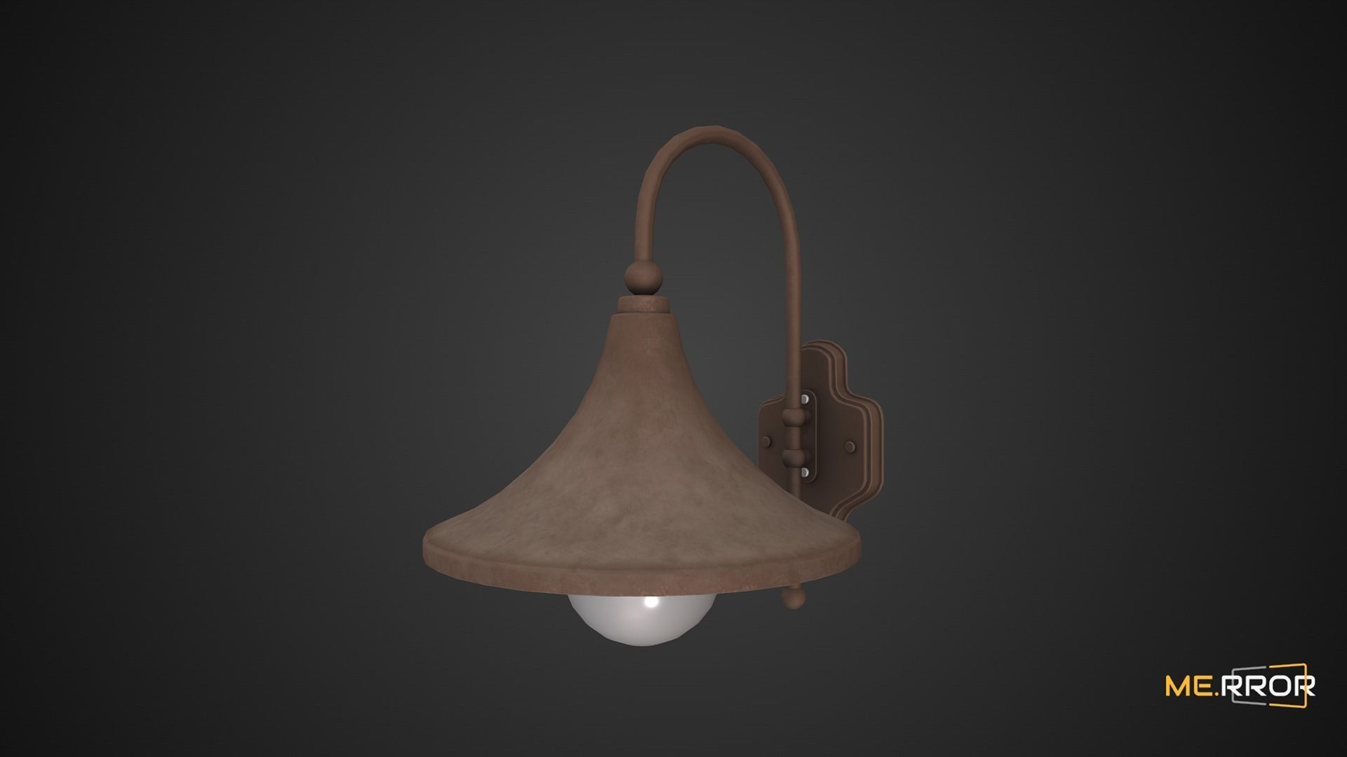 Game Ready Ceiling Lamp Low-poly 3D model_2