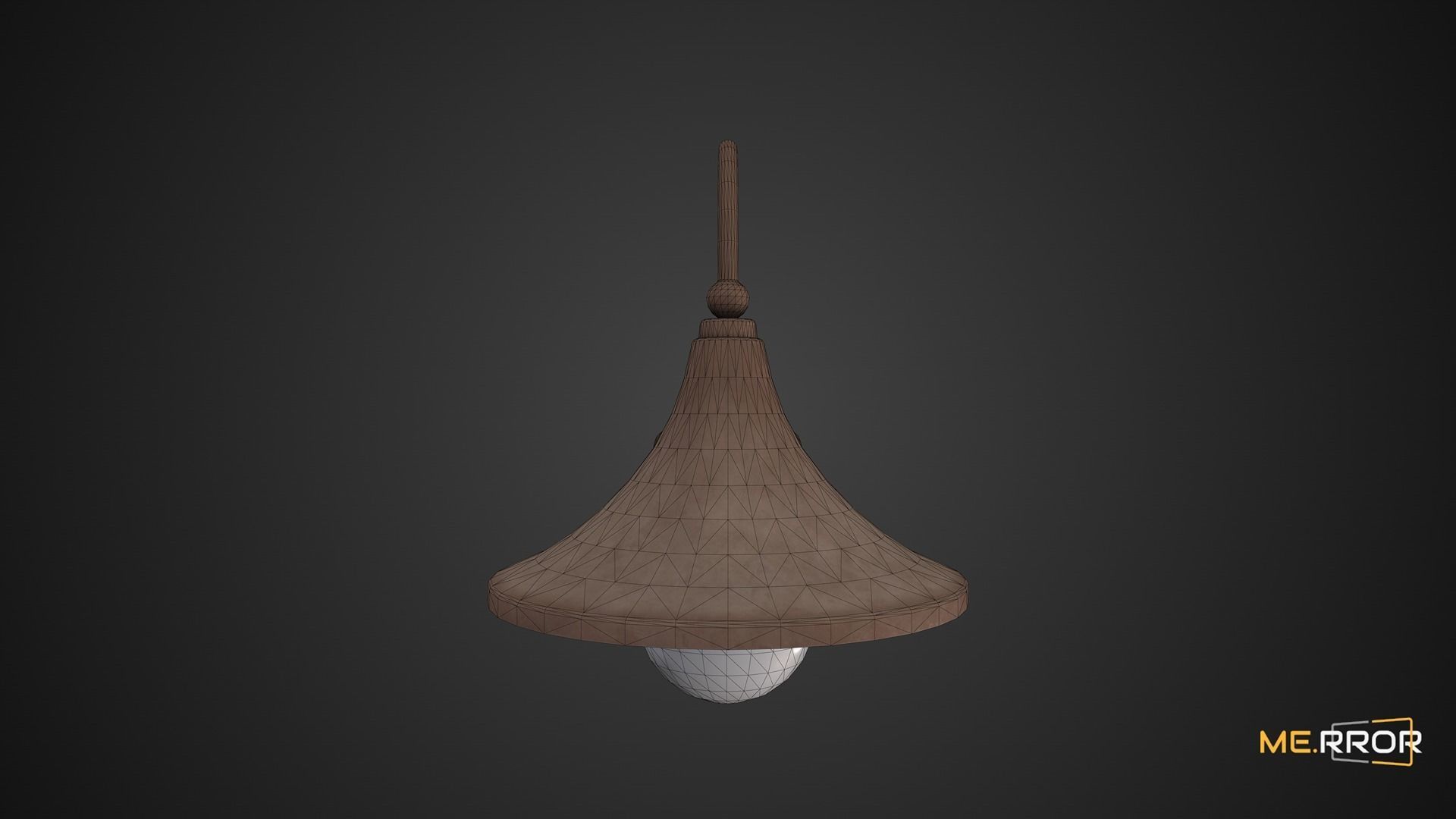 Game Ready Ceiling Lamp Low-poly 3D model_6