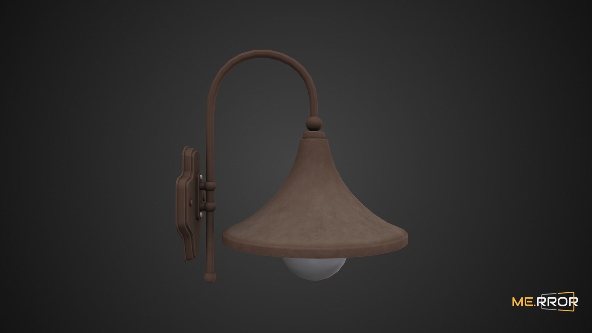 Game Ready Ceiling Lamp Low-poly 3D model_4