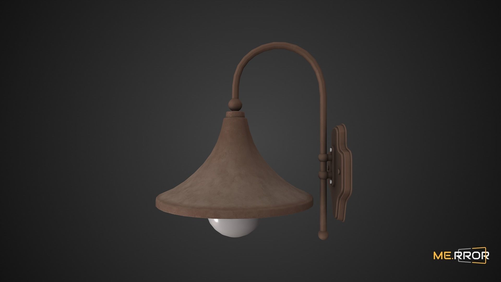 Game Ready Ceiling Lamp Low-poly 3D model_1