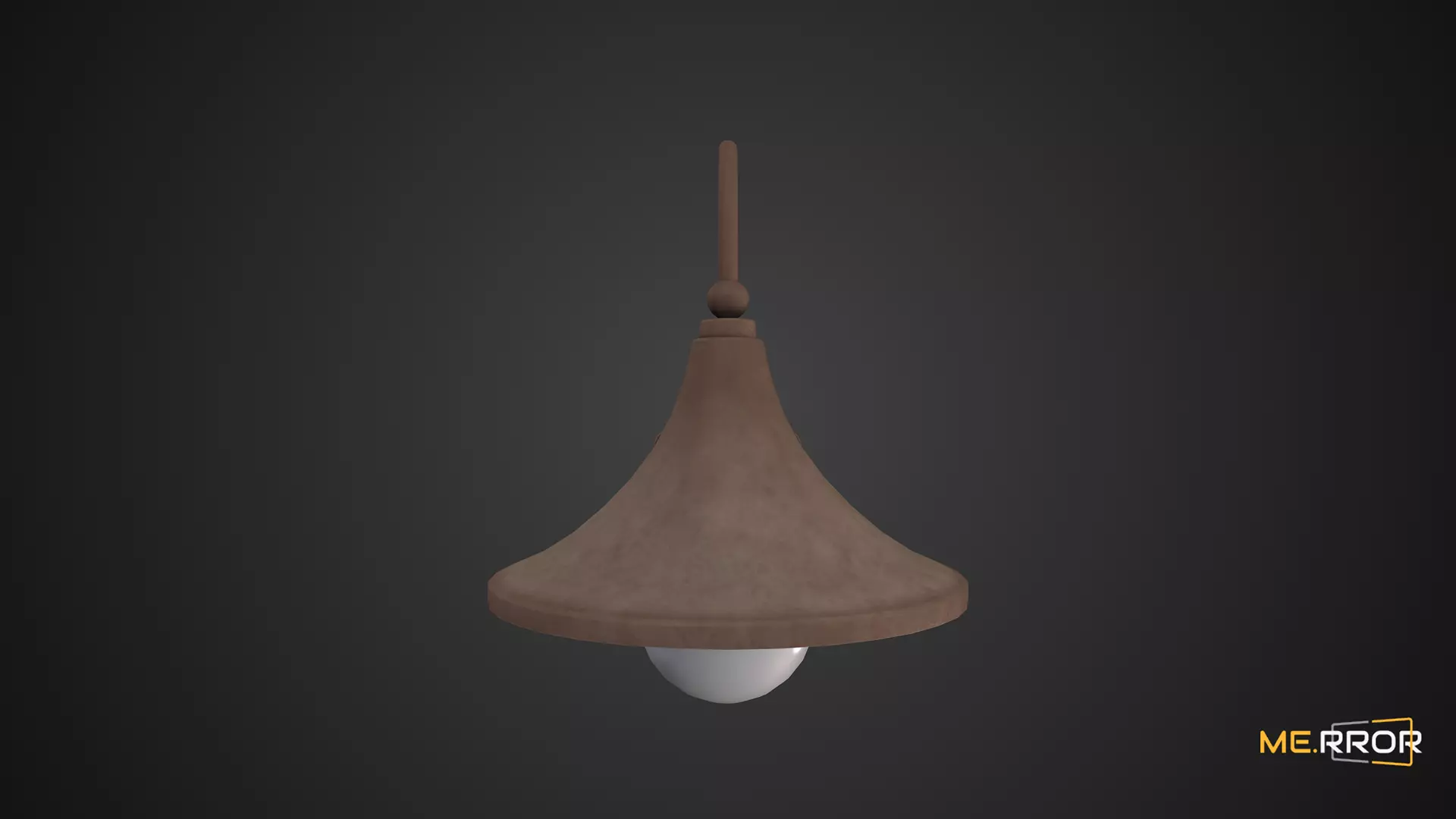 Game Ready Ceiling Lamp Low-poly 3D model_0