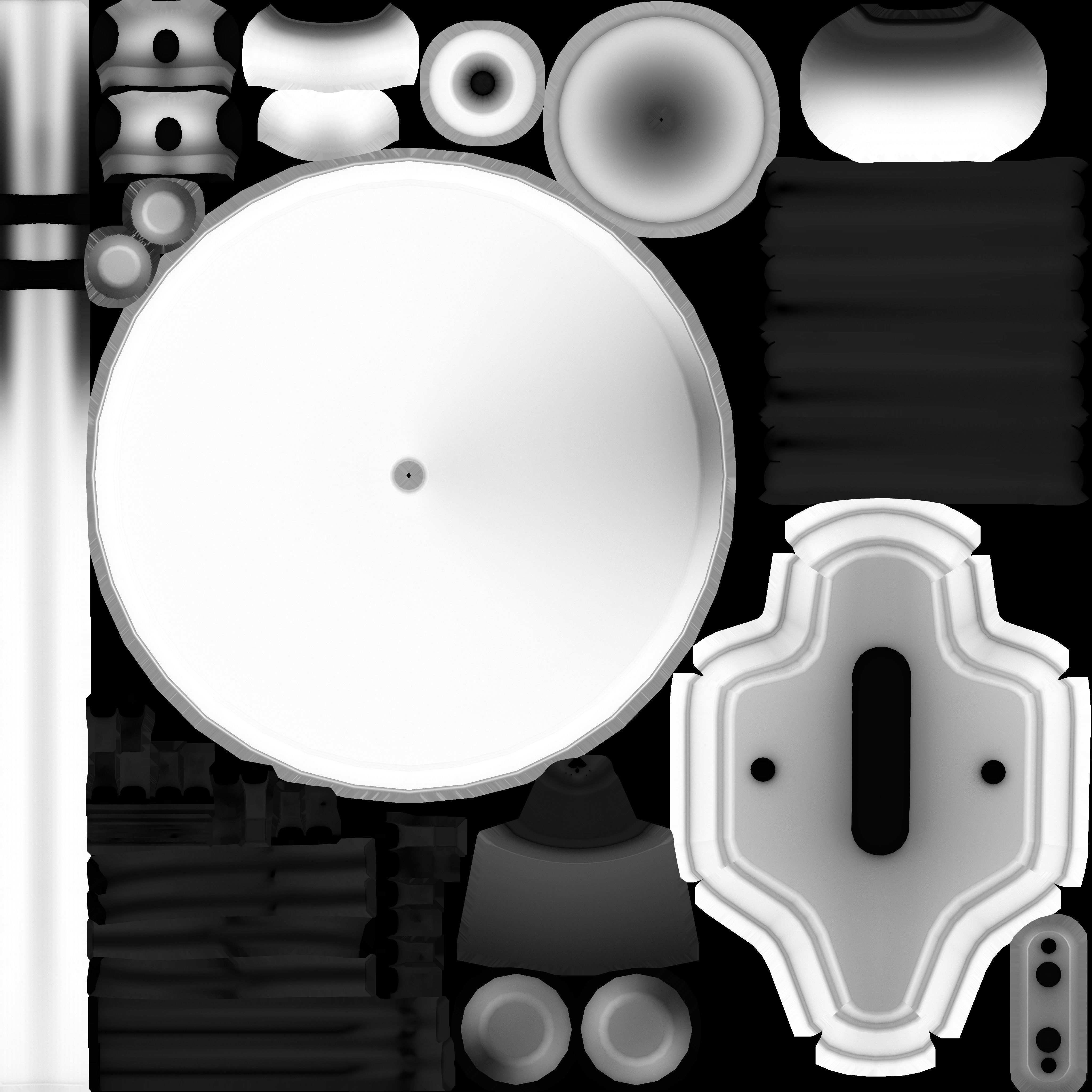 Game Ready Ceiling Lamp Low-poly 3D model_18