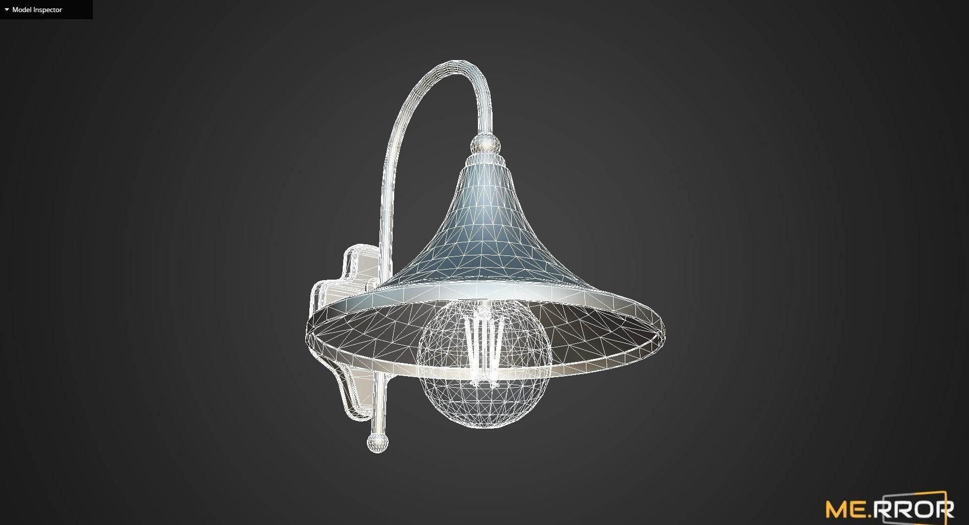 Game Ready Ceiling Lamp Low-poly 3D model_10