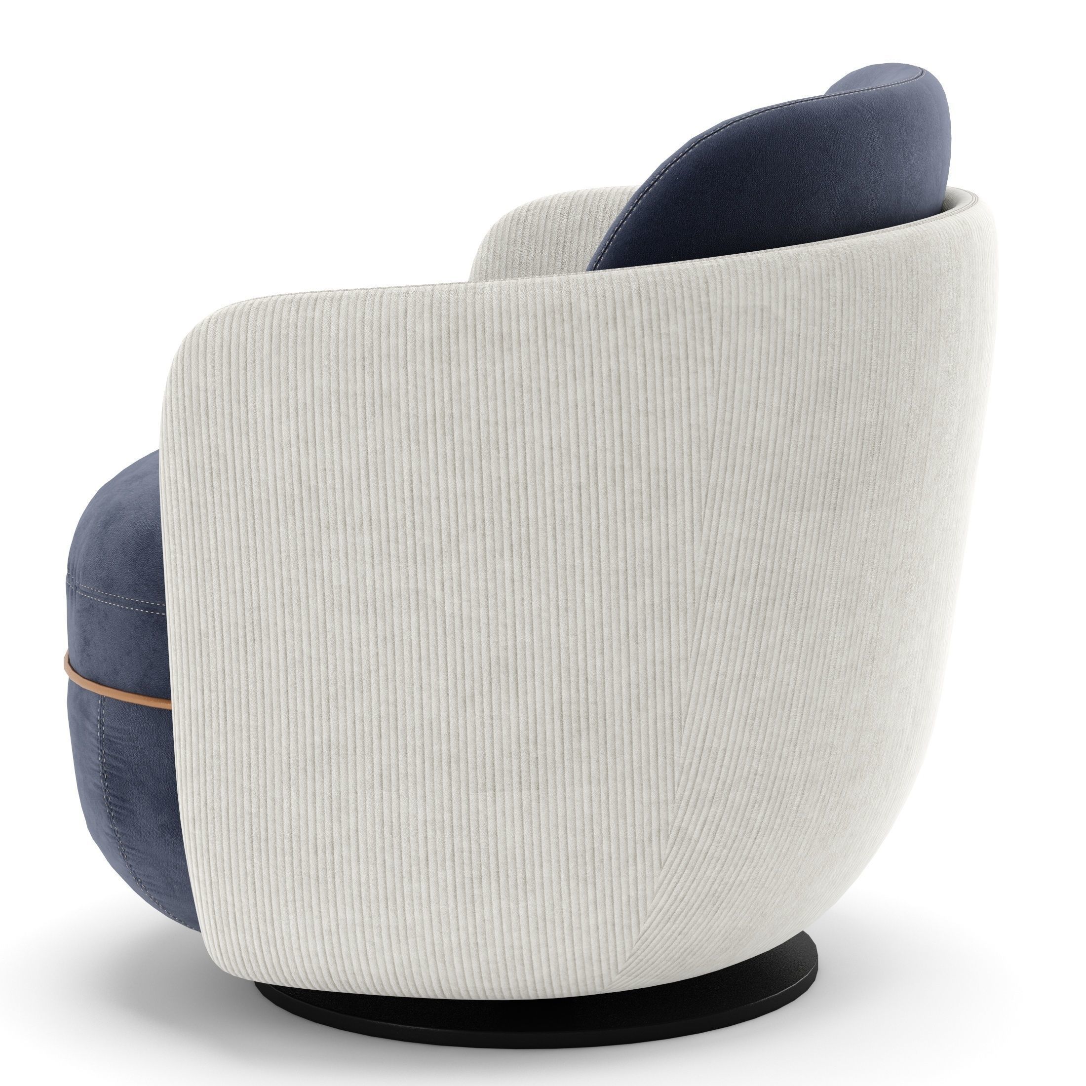 Wittmann Miles Lounge Chair 3D model_3