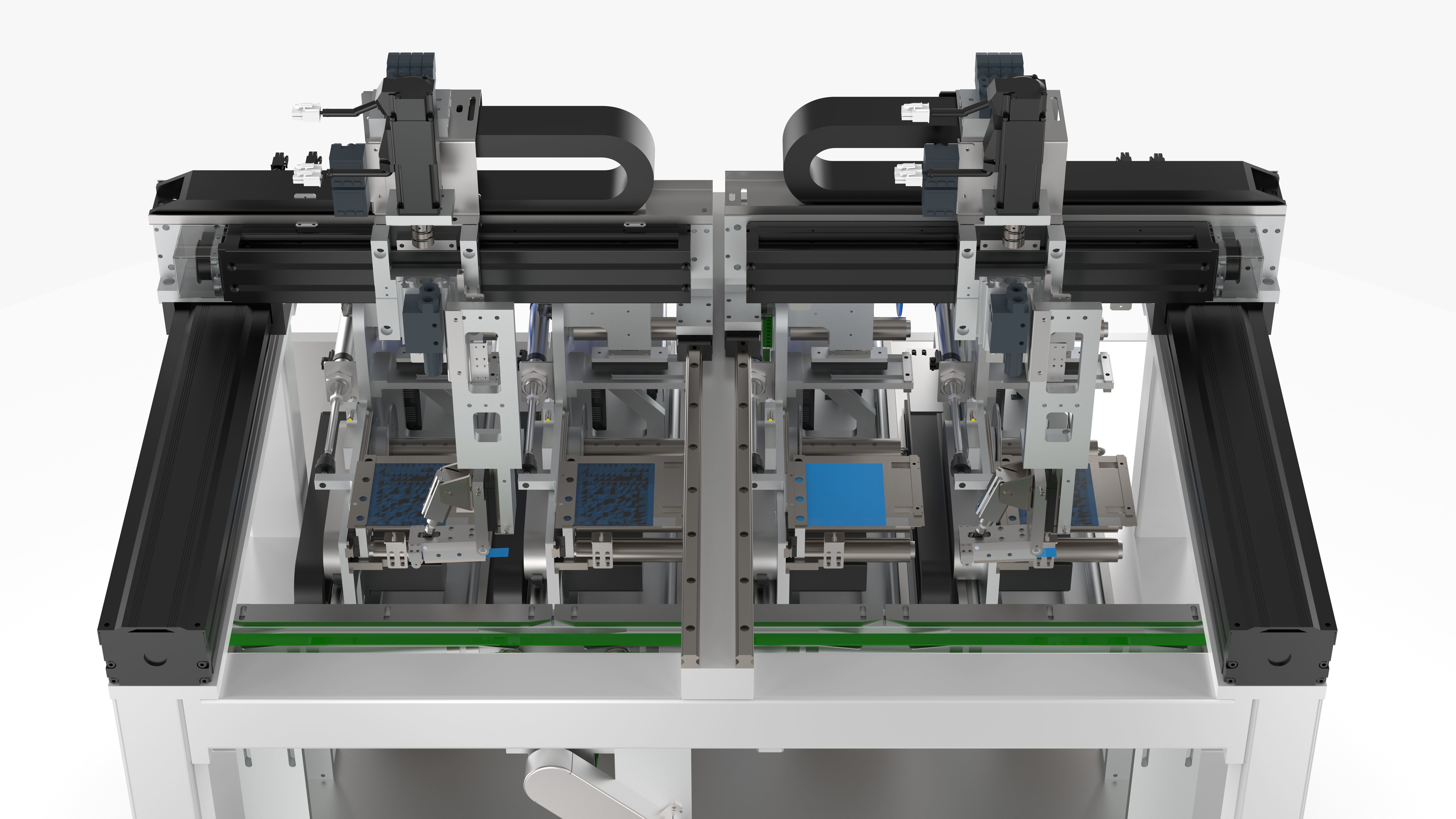 Automatic Four Labeling Machine 3D model_15
