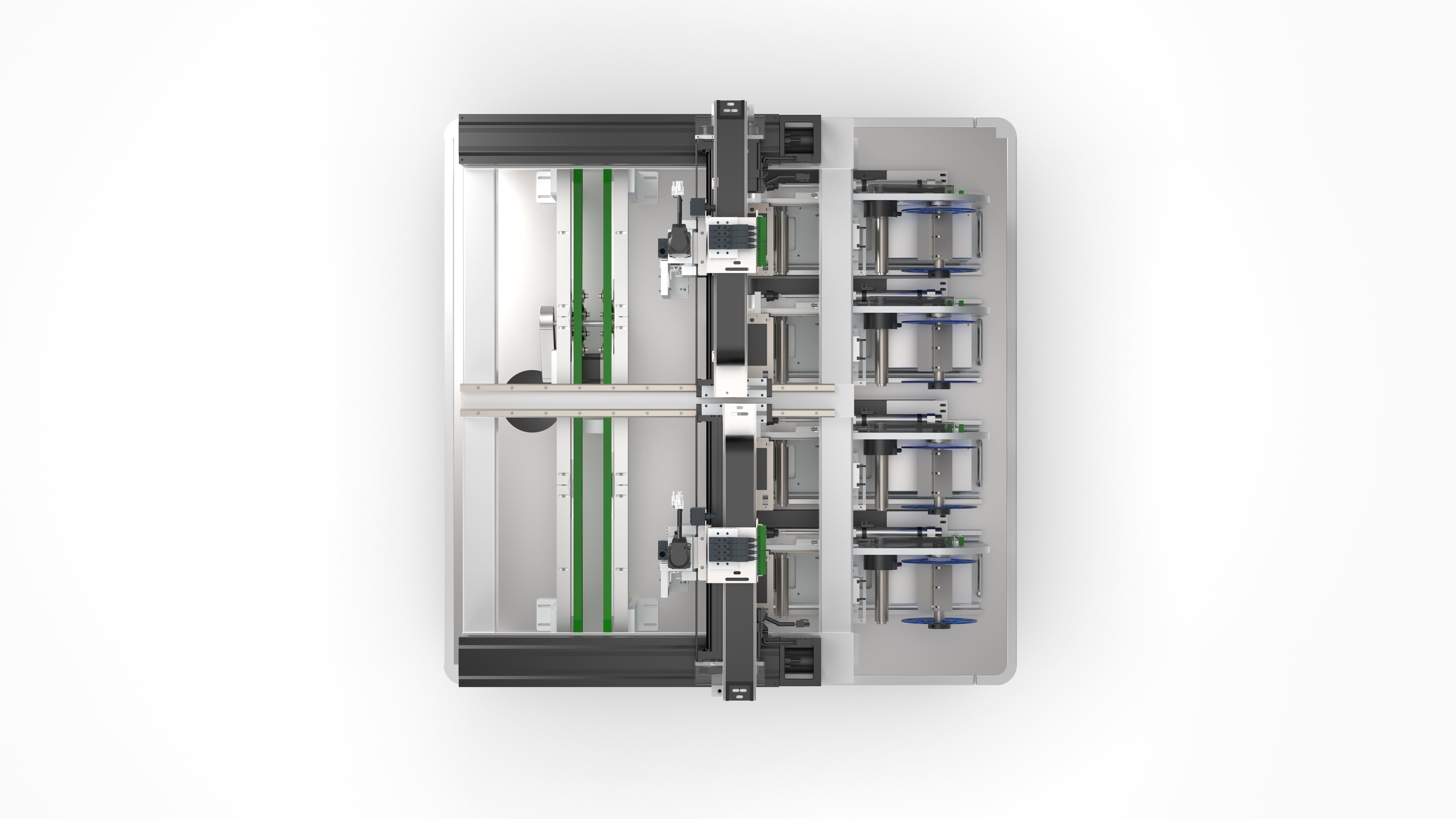 Automatic Four Labeling Machine 3D model_6