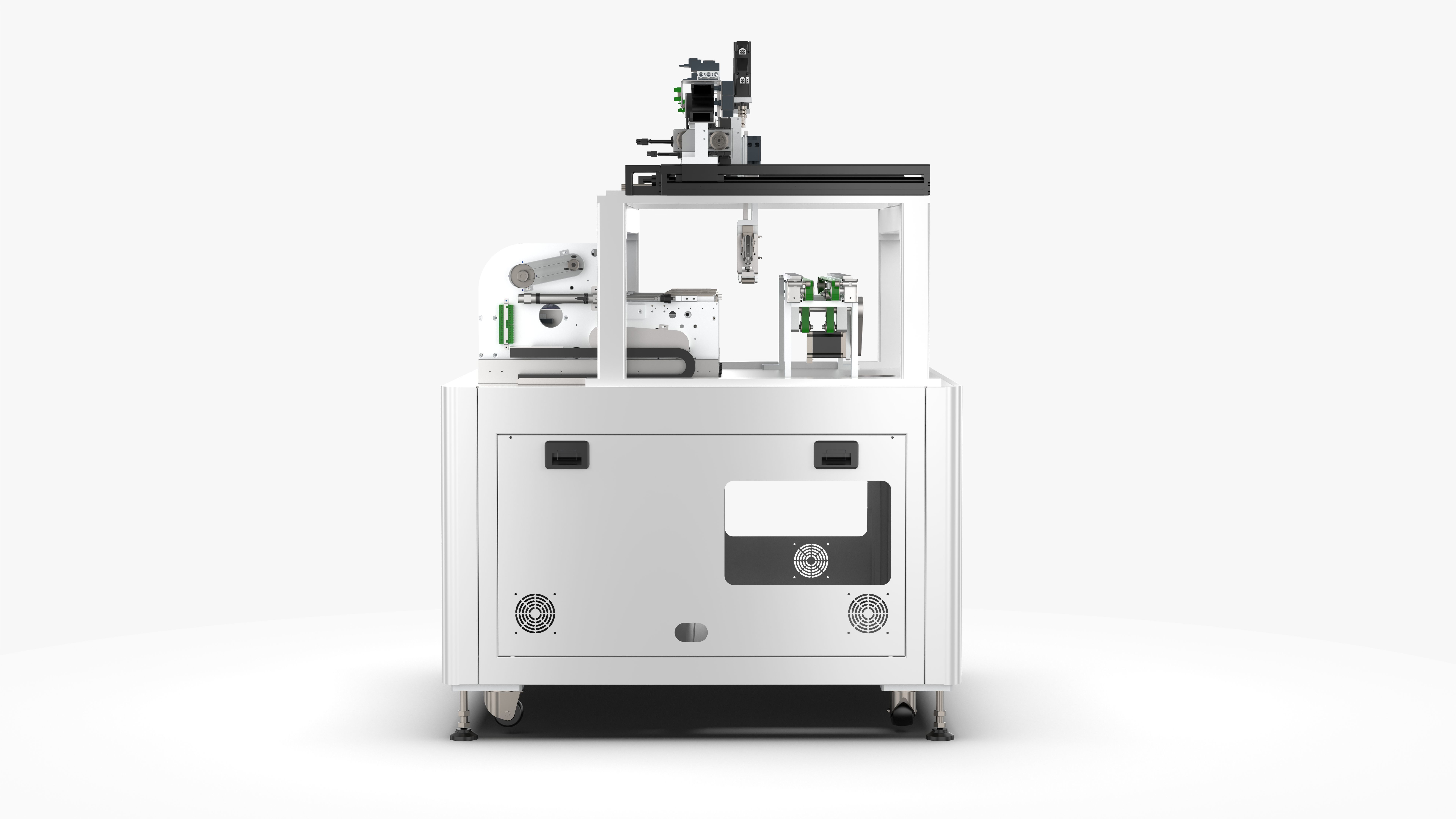 Automatic Four Labeling Machine 3D model_5