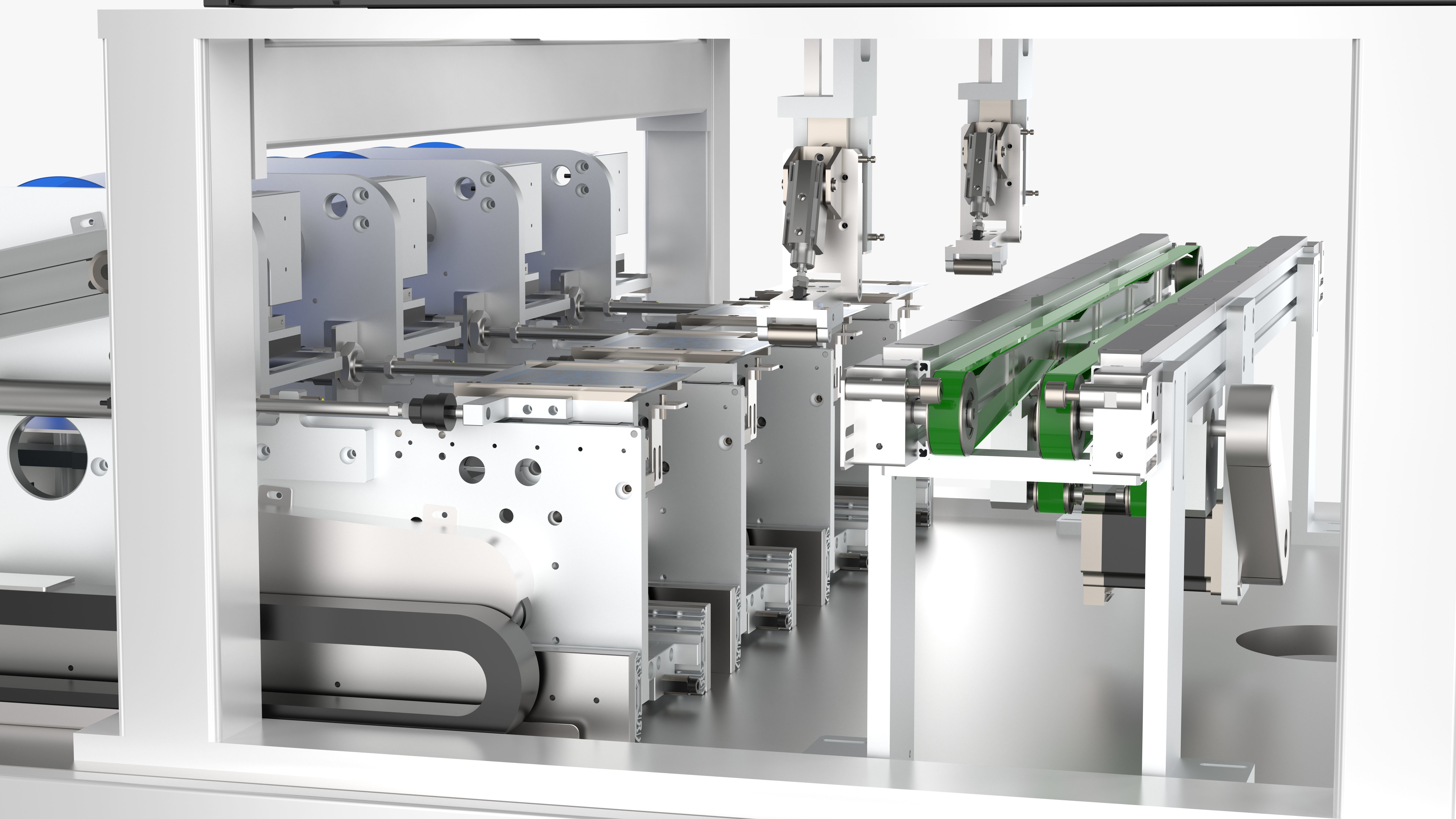 Automatic Four Labeling Machine 3D model_14