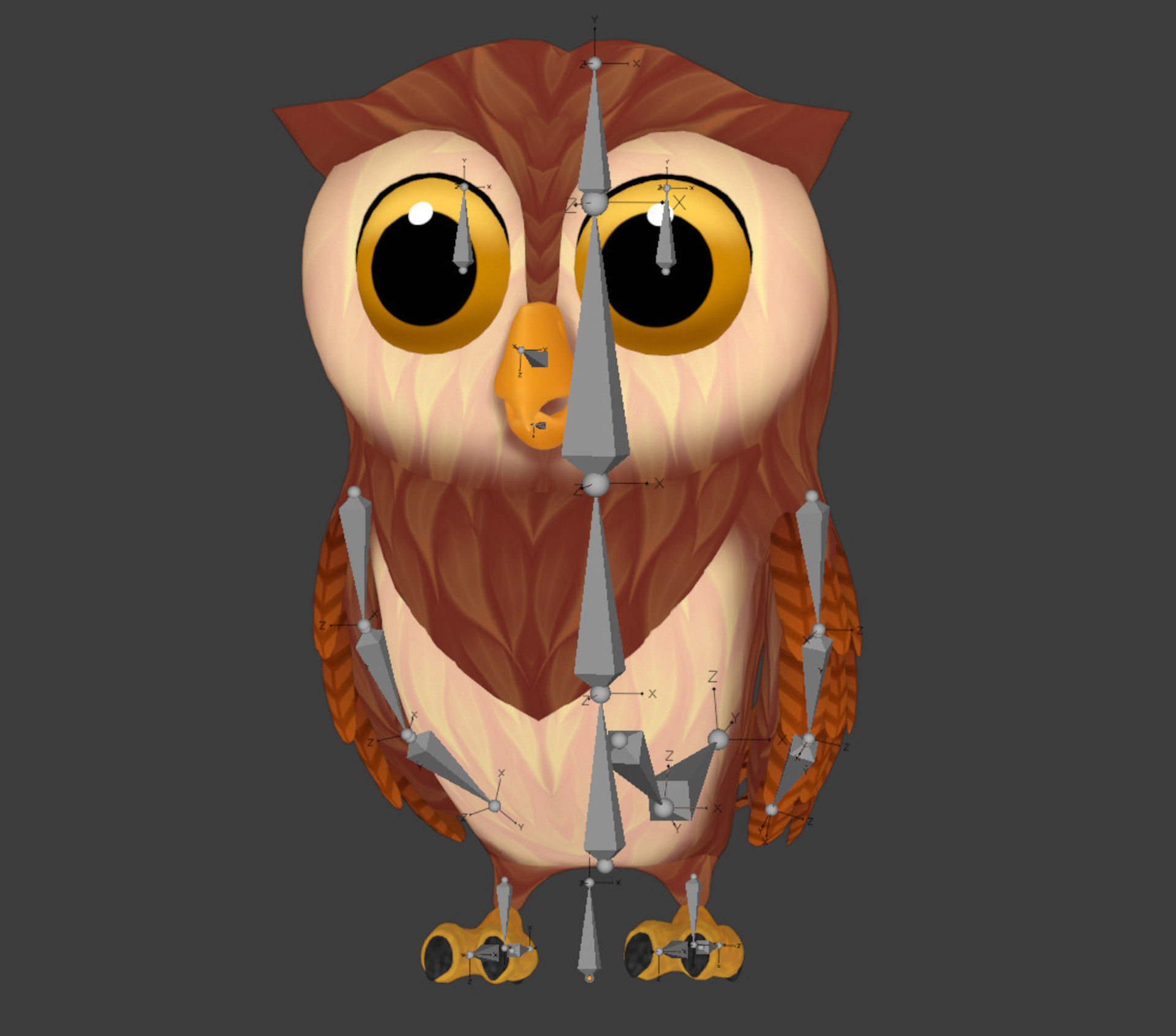 Animated Cartoon Animals 3D Models Collection 01 _11