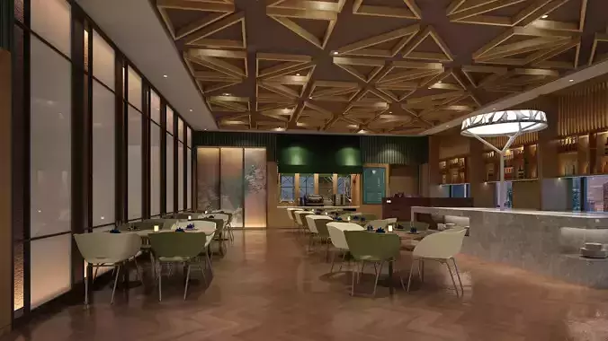 Restaurant 3D model