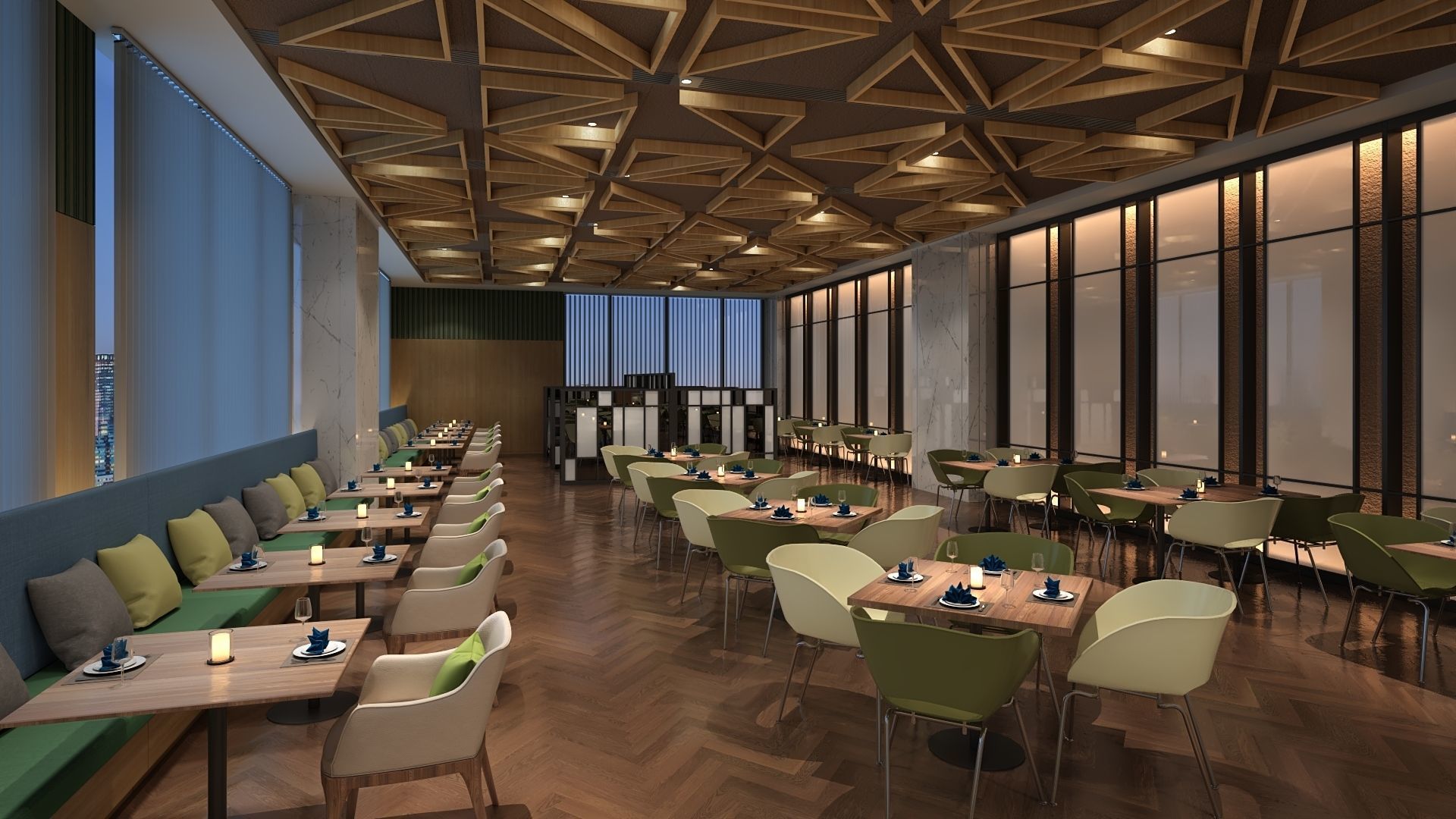 Restaurant 3D model_7