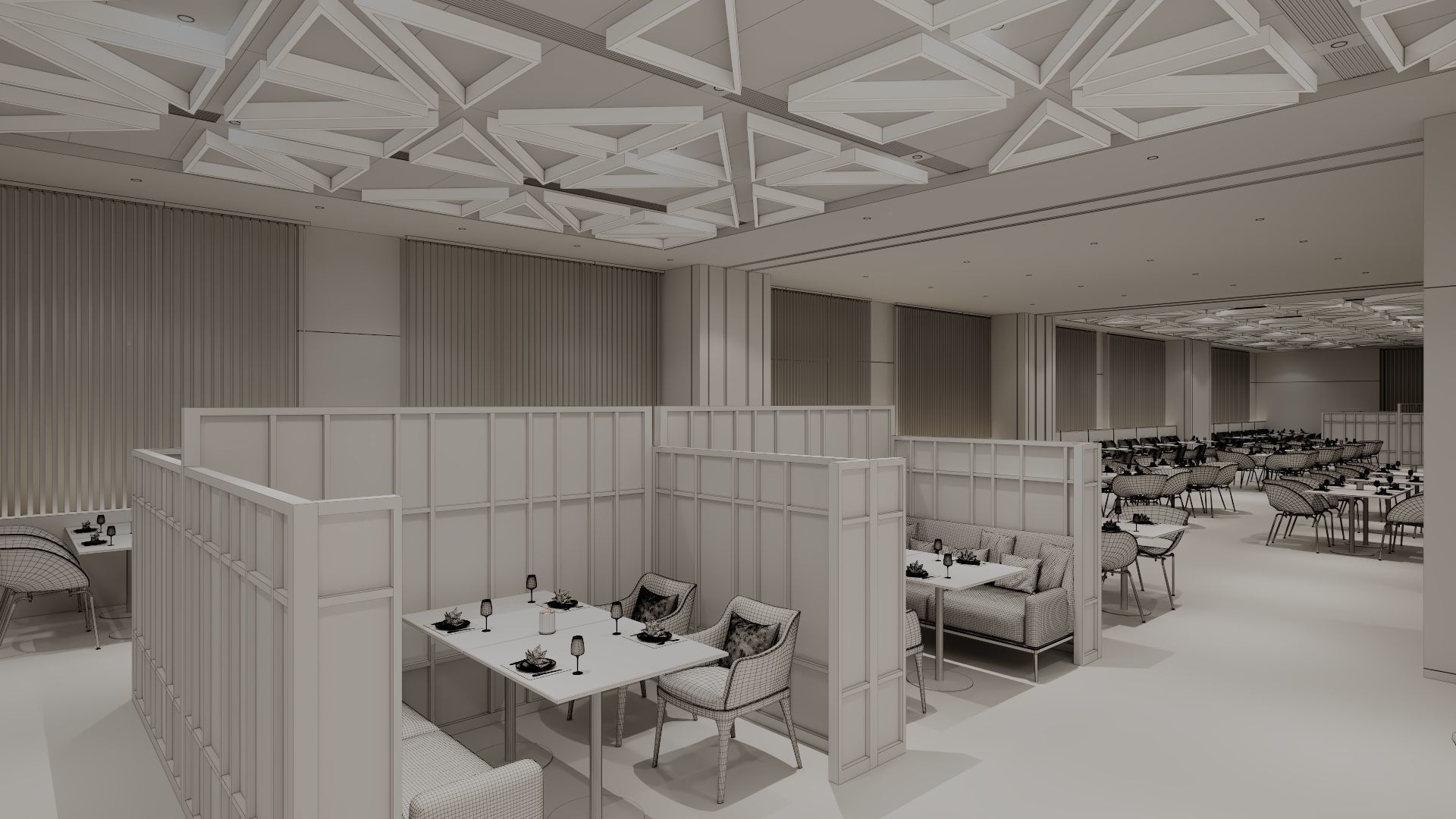Restaurant 3D model_13