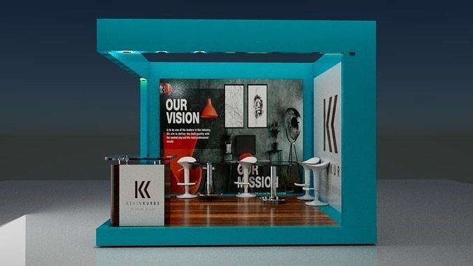 Exhibition Stall  3D model