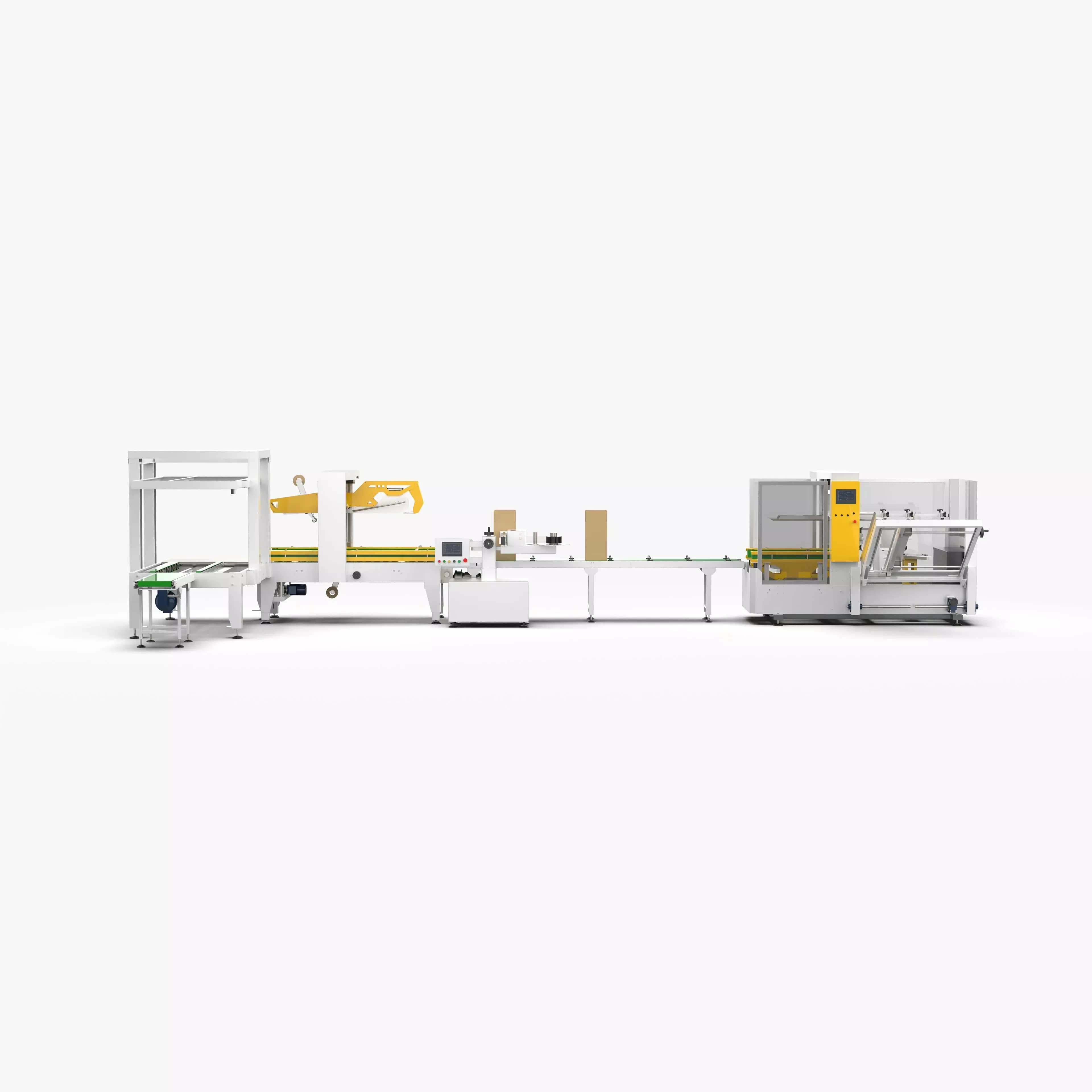 Automatic Unpacking and Sealing Line for Audio Factory 3D model