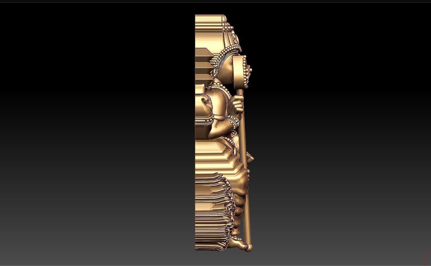 MURUGAN BABA PENDENT 3D print model_4