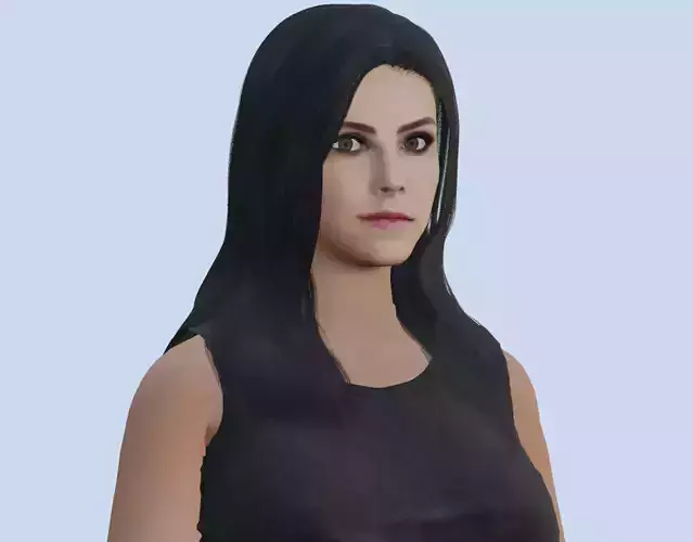 VR PBR FEMALE AVATAR CHARACTER HANNAH 3D MODEL CHEAP PRICE