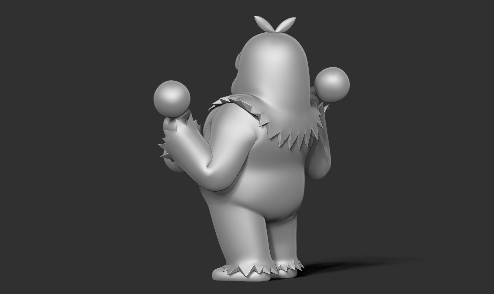 Slaking - Pokemon Fanart 3D print model_6