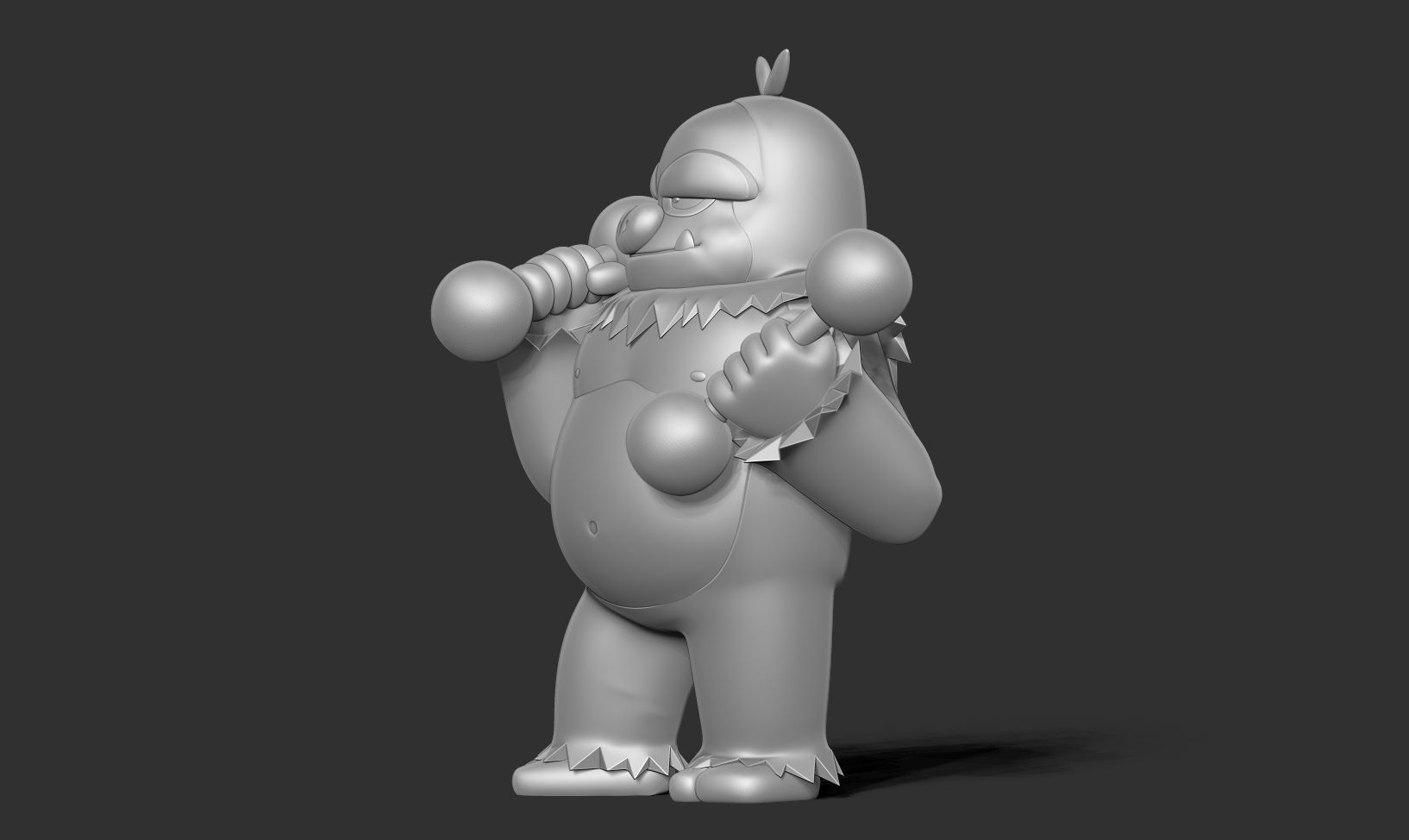 Slaking - Pokemon Fanart 3D print model_12