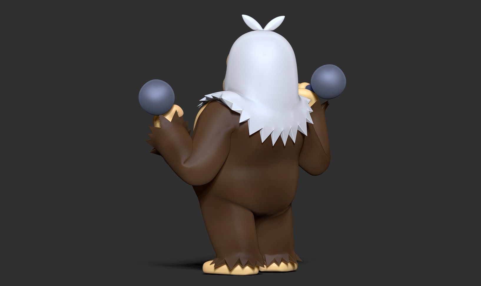 Slaking - Pokemon Fanart 3D print model_5