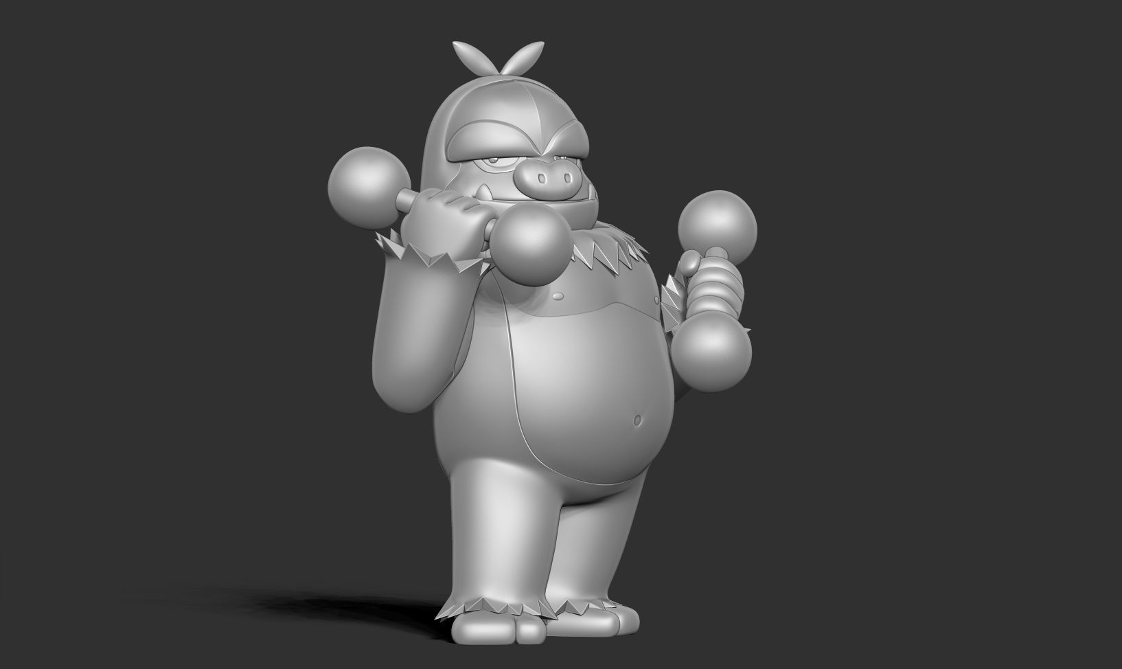 Slaking - Pokemon Fanart 3D print model_10