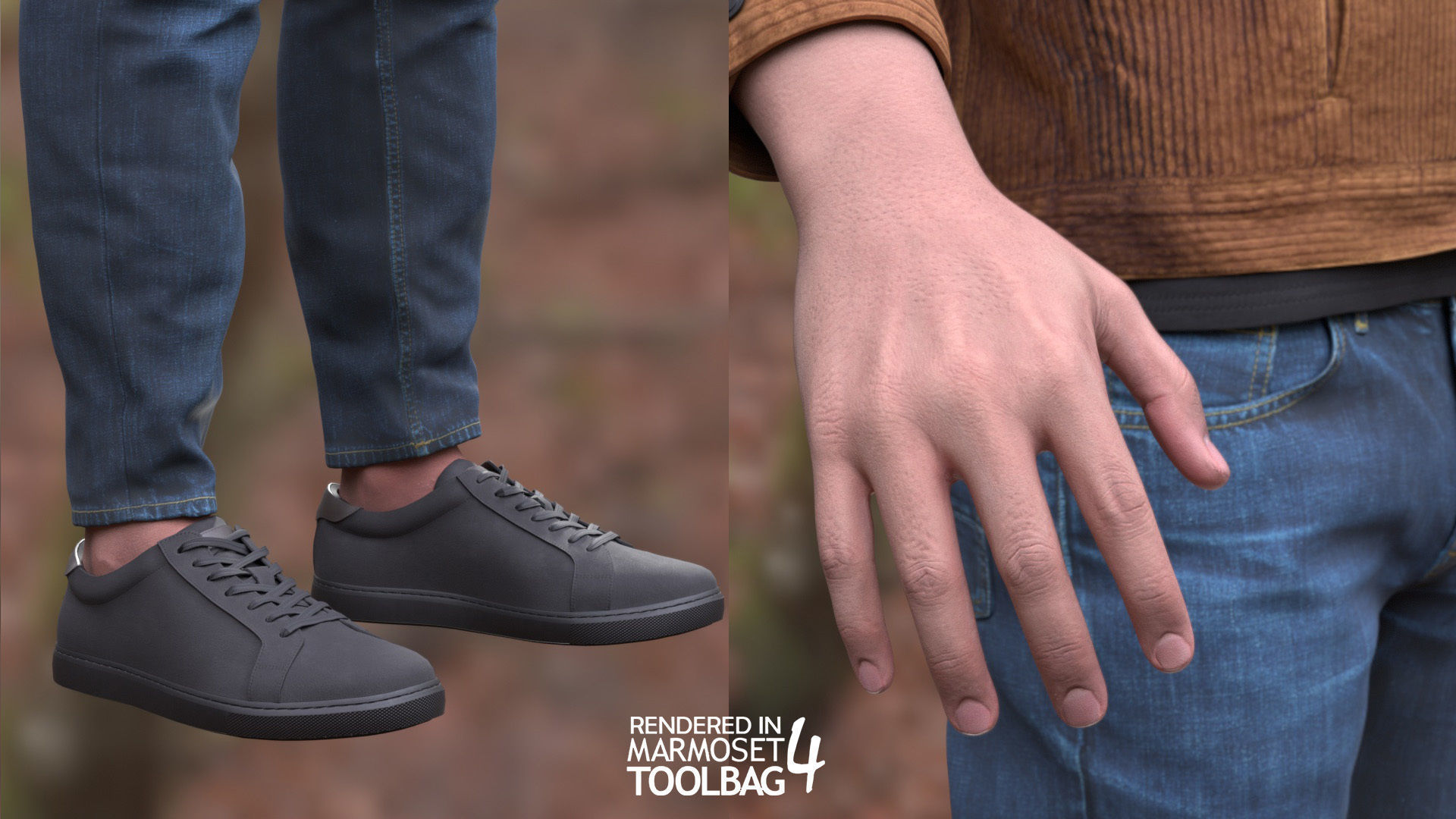 Man - Autumn Outfit 8 - Modular - Rigged Low-poly 3D model_12