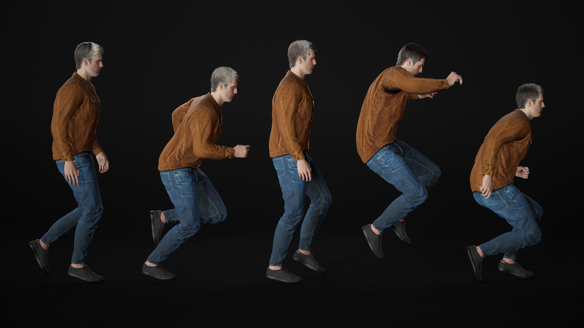 Man - Autumn Outfit 8 - Modular - Rigged Low-poly 3D model_17