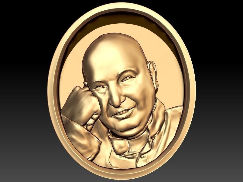 Guruji shukrana Pendant 3D print model_1