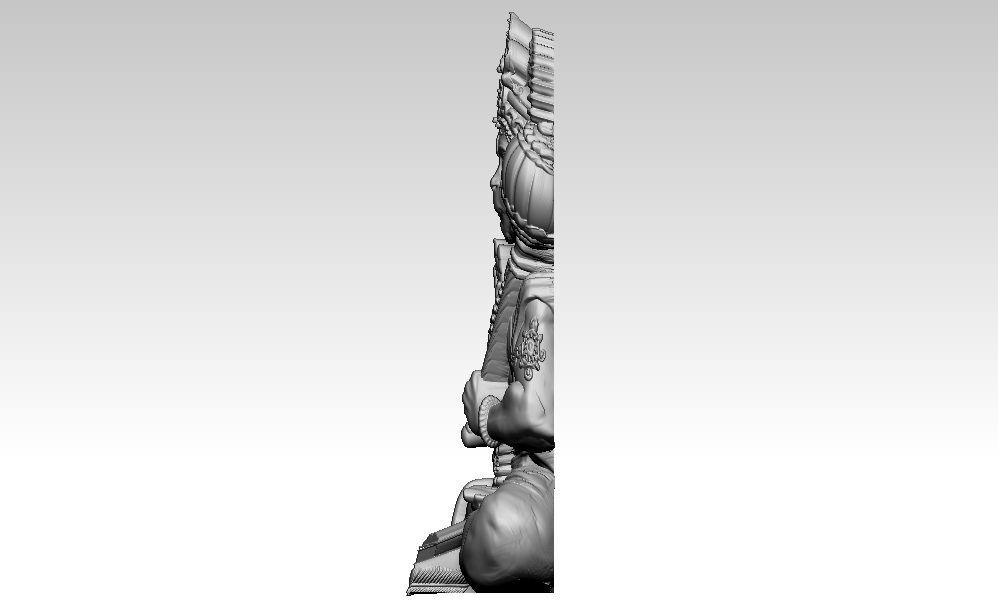 Hanuman Ji Pendant 3D print model_1