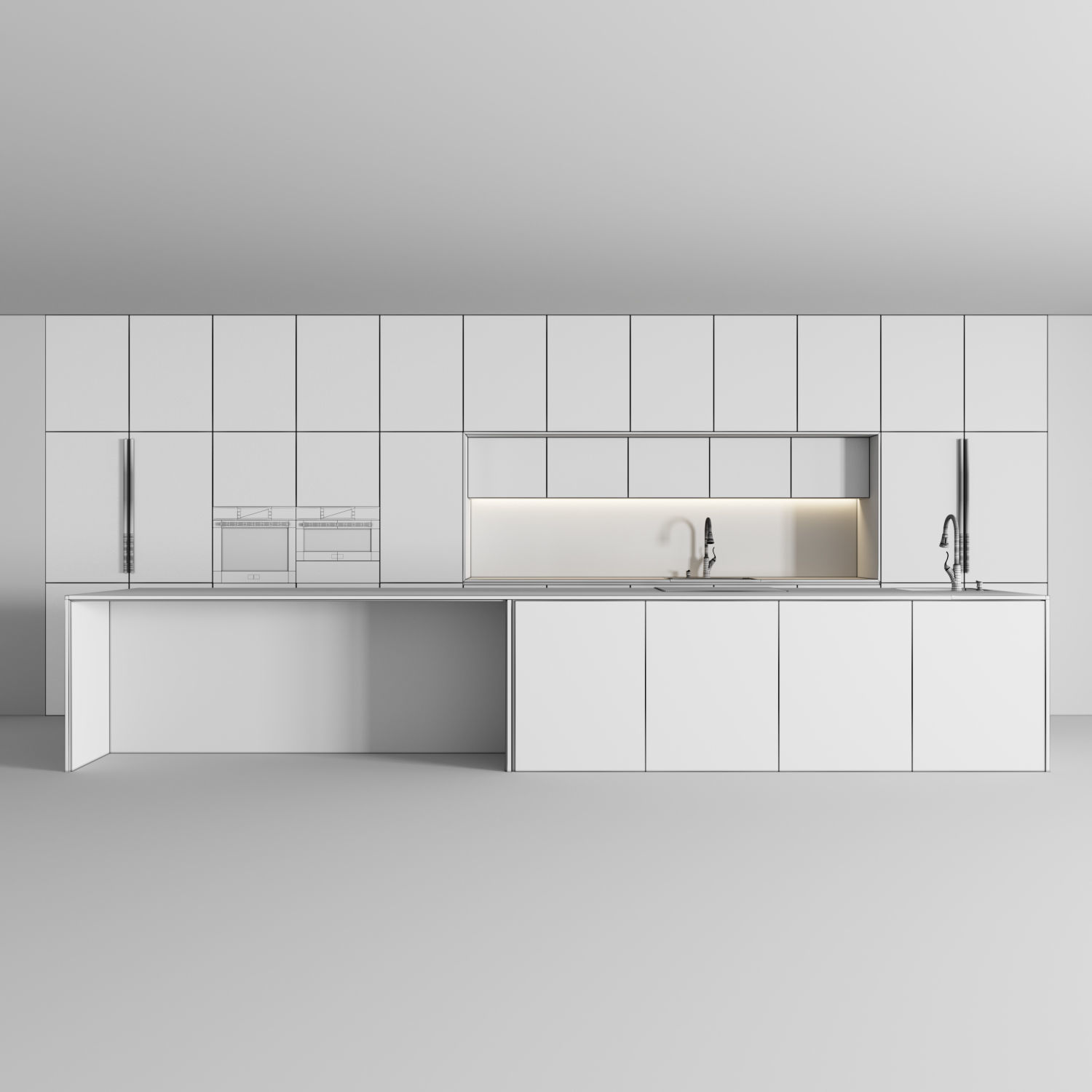 Kitchen 03 3D model_9