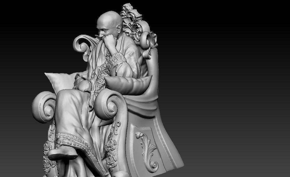 Guruji shukrana Idol  3D print model_2