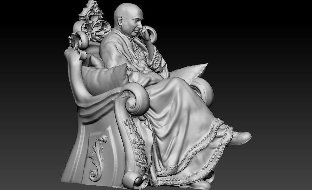 Guruji shukrana Idol  3D print model_1