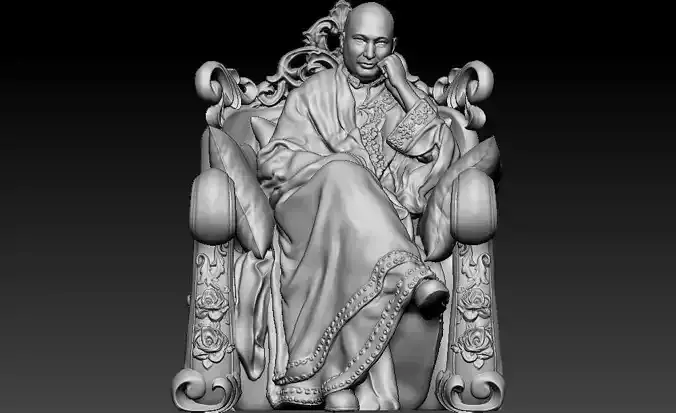 Guruji shukrana Idol  3D print model