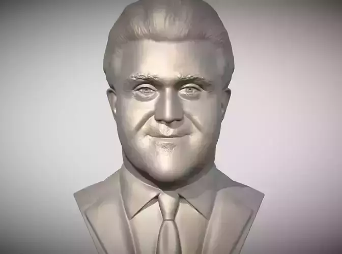 Jay Leno bust for 3D printing 3D print model
