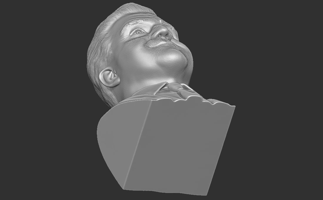 Jay Leno bust for 3D printing 3D print model_26