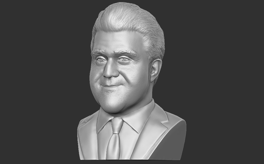 Jay Leno bust for 3D printing 3D print model_7