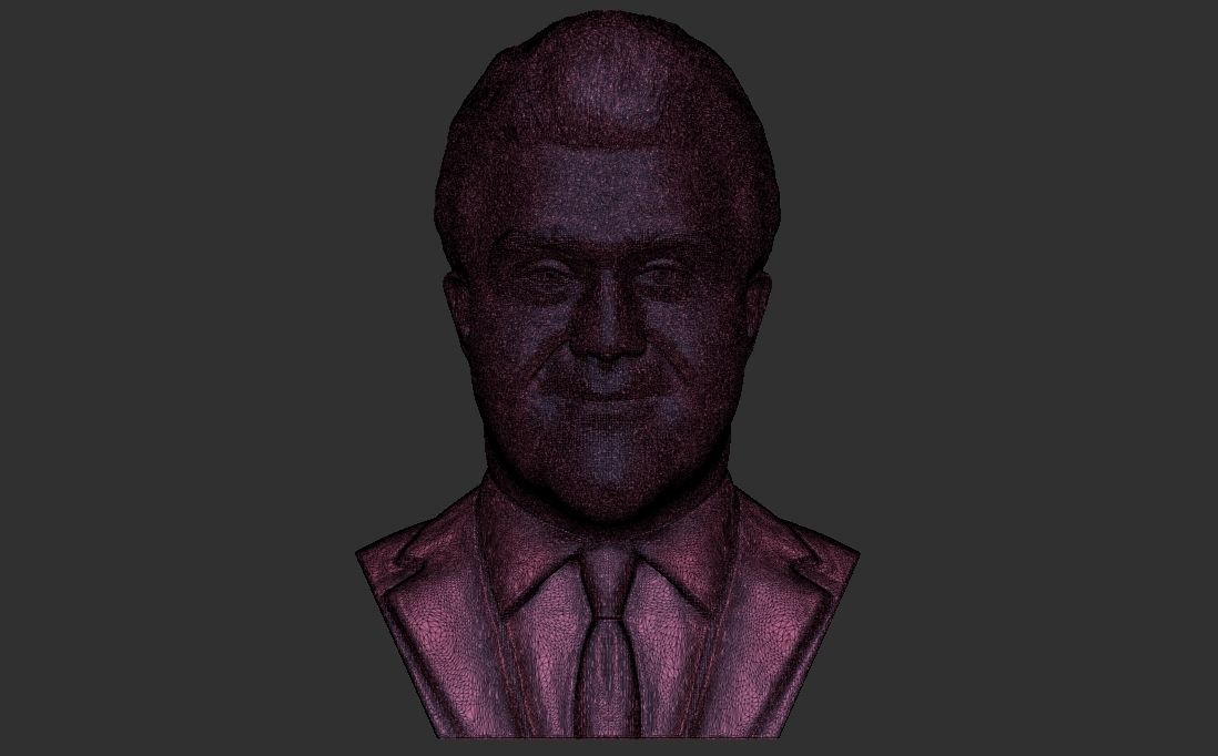 Jay Leno bust for 3D printing 3D print model_32