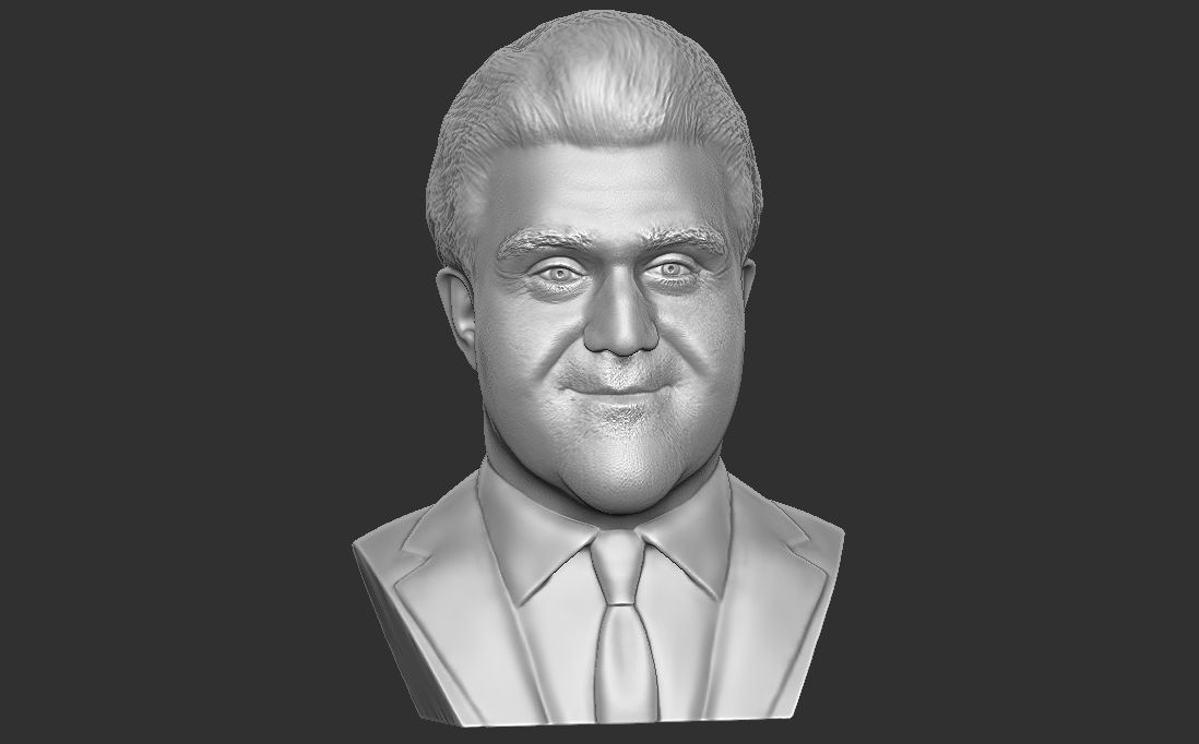 Jay Leno bust for 3D printing 3D print model_19