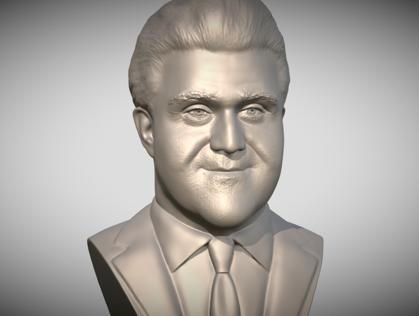 Jay Leno bust for 3D printing 3D print model_1