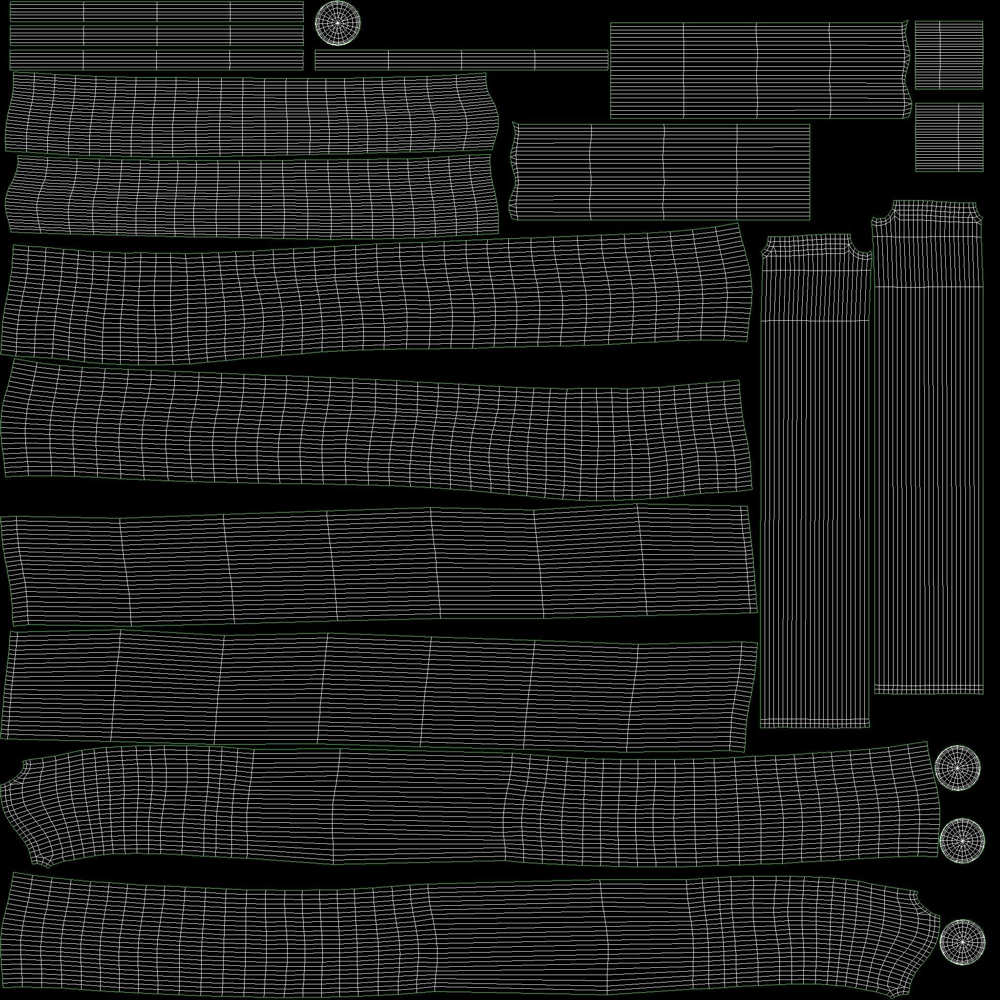 Natural Rattan Chair 3D model_5