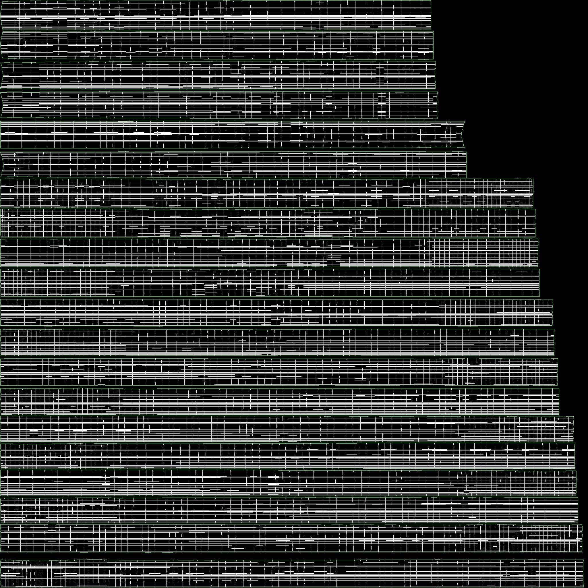 Natural Rattan Chair 3D model_8