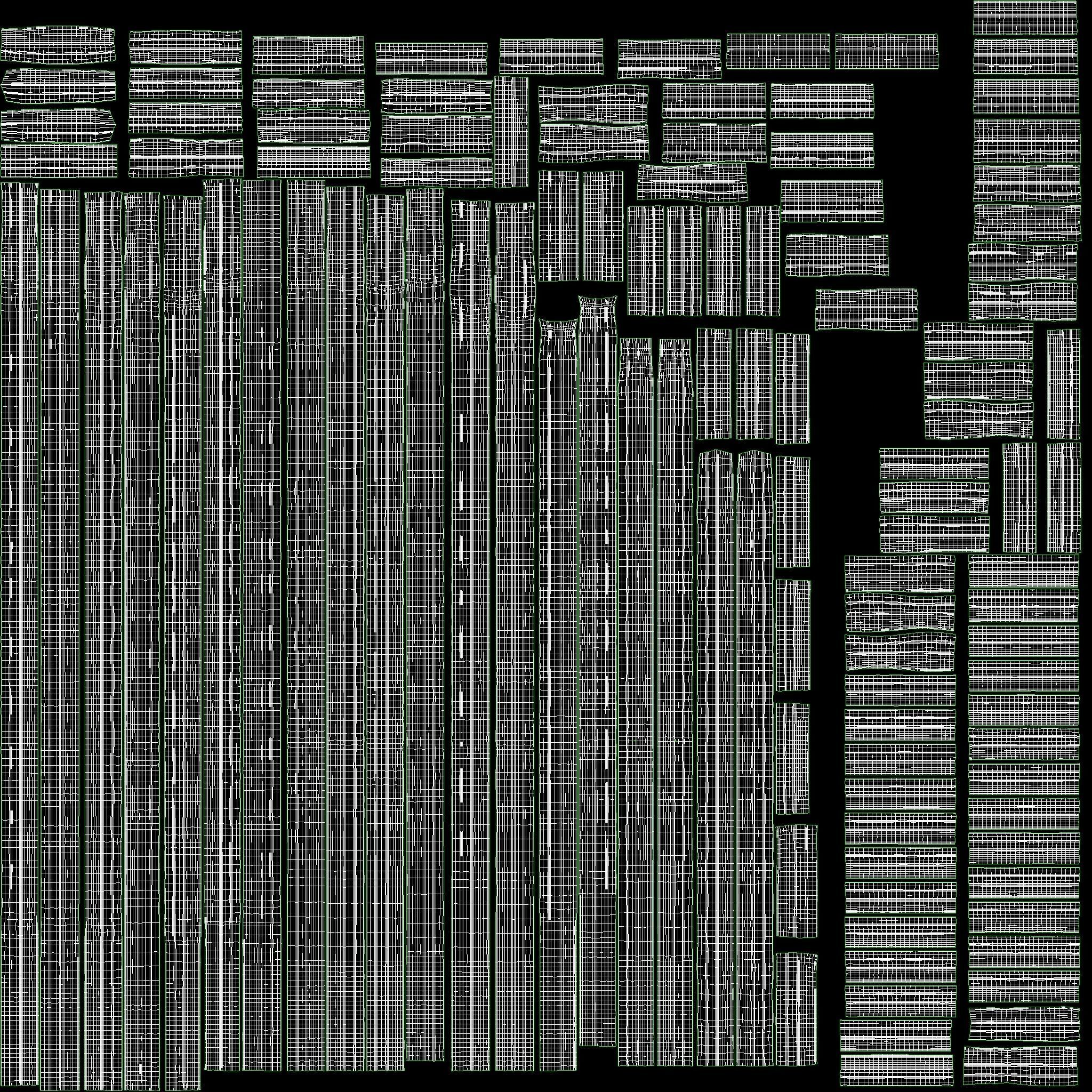 Natural Rattan Chair 3D model_6