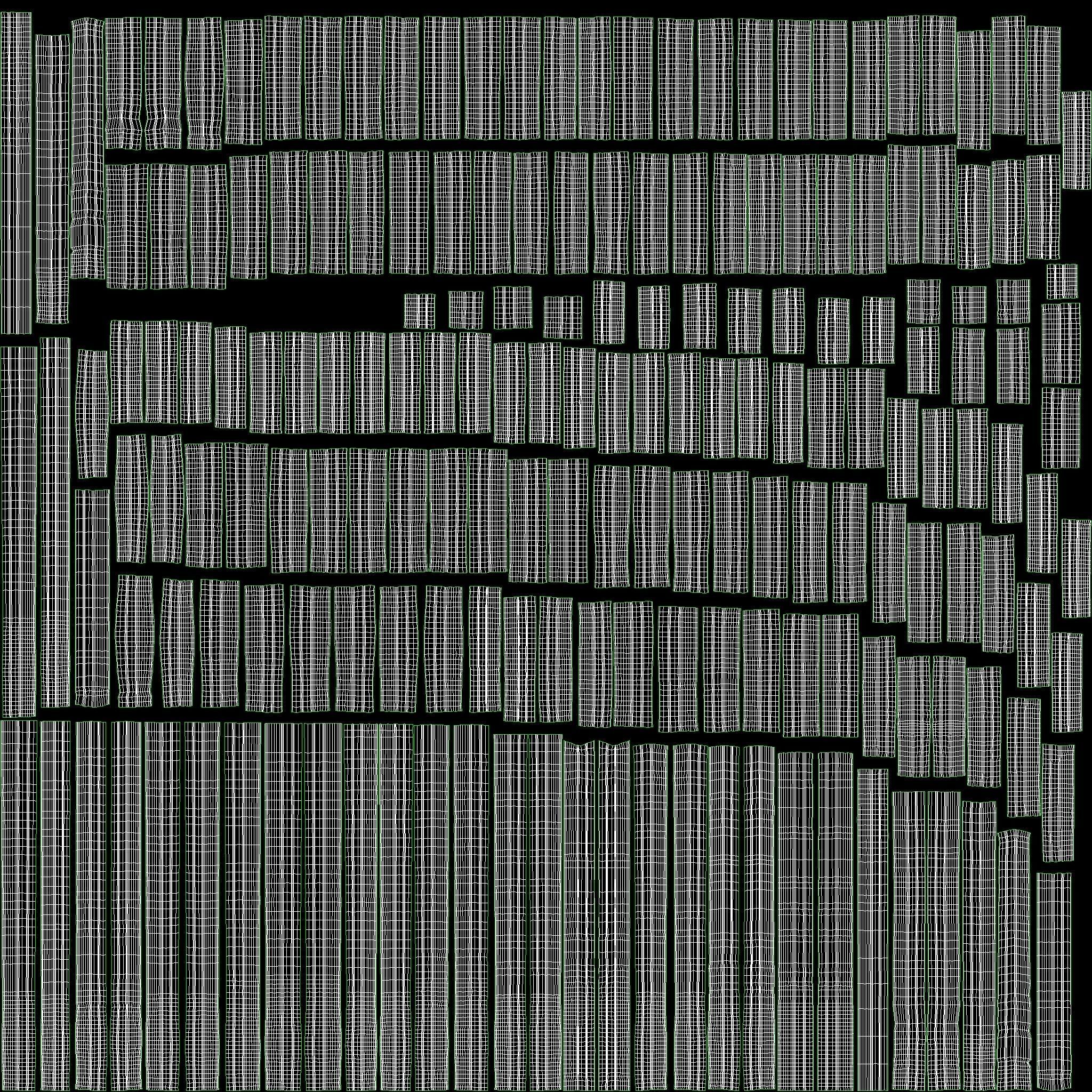 Natural Rattan Chair 3D model_9