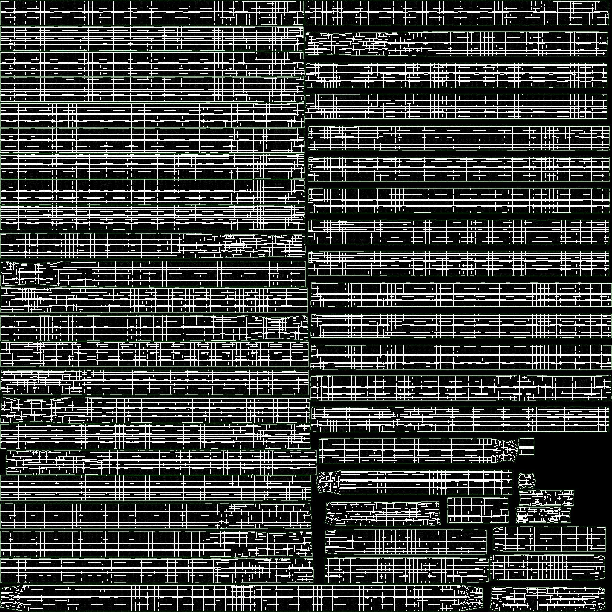 Natural Rattan Chair 3D model_7