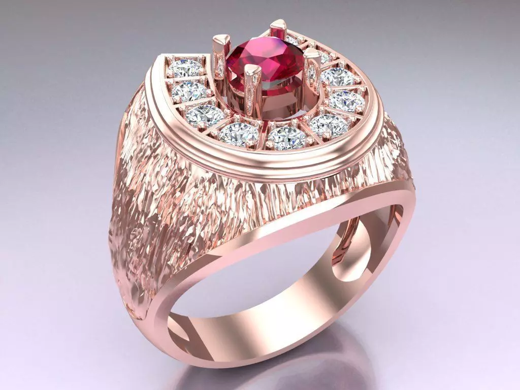 Horseshoe Rings - N1907 3D print model