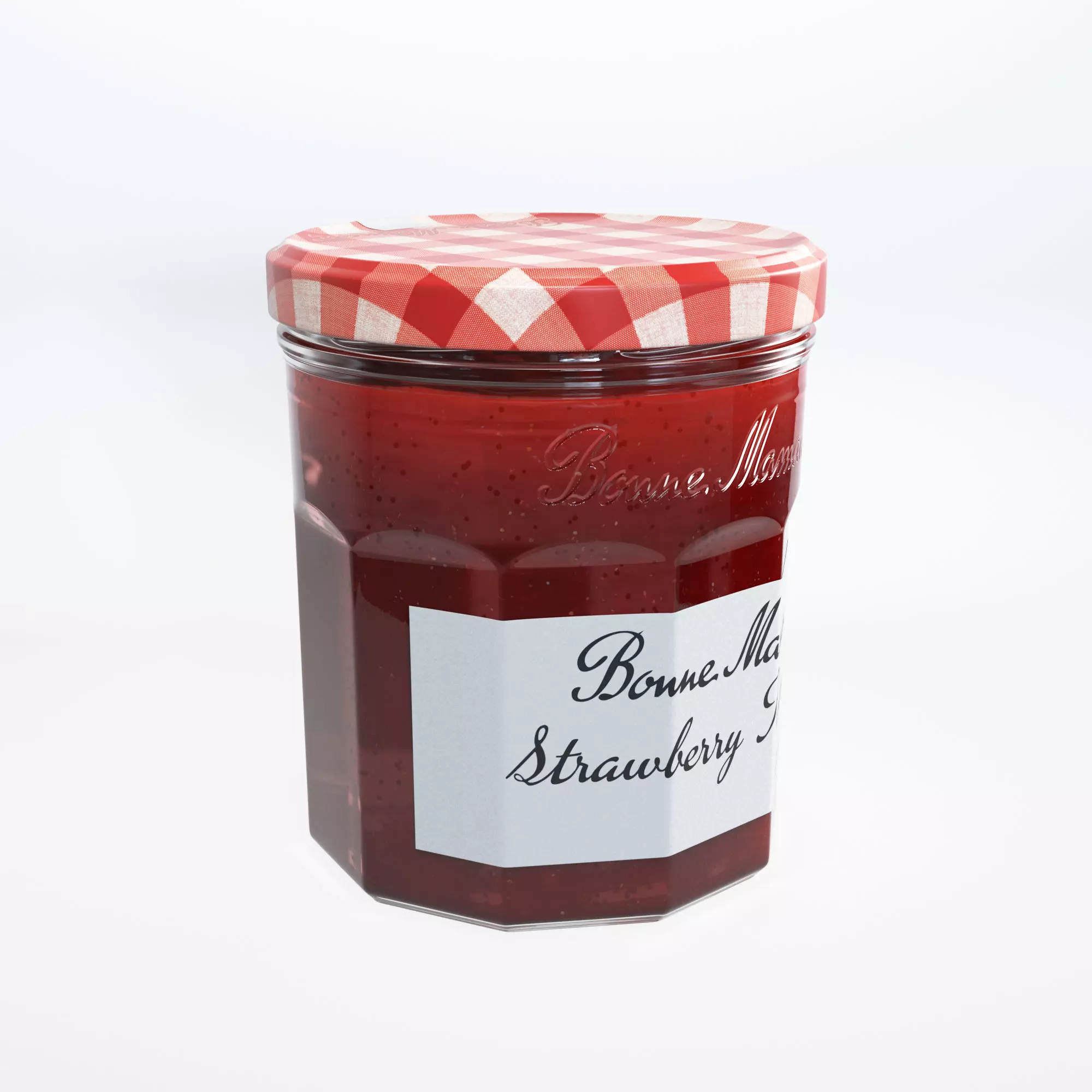 Jam Bottle 3D model_0