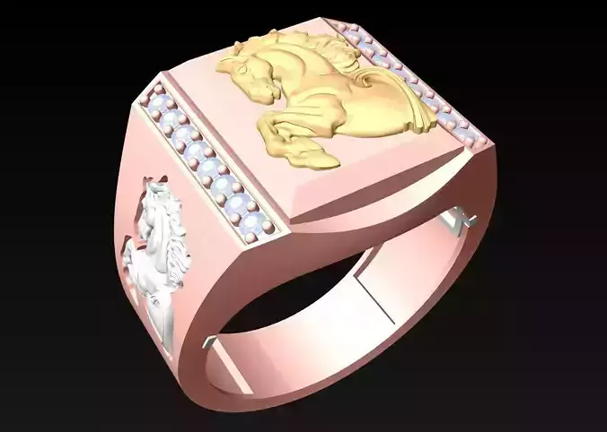 Horse Rings - Mens Rings - N1952