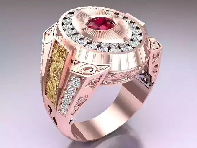 Dragon Ring - Patterns Ring - N1109